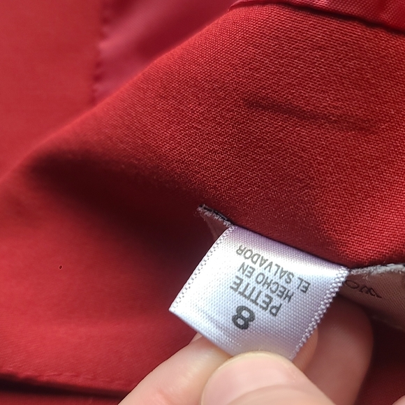 Worthington Professional Red Skirt | Size 8 Petite - Picture 7 of 8